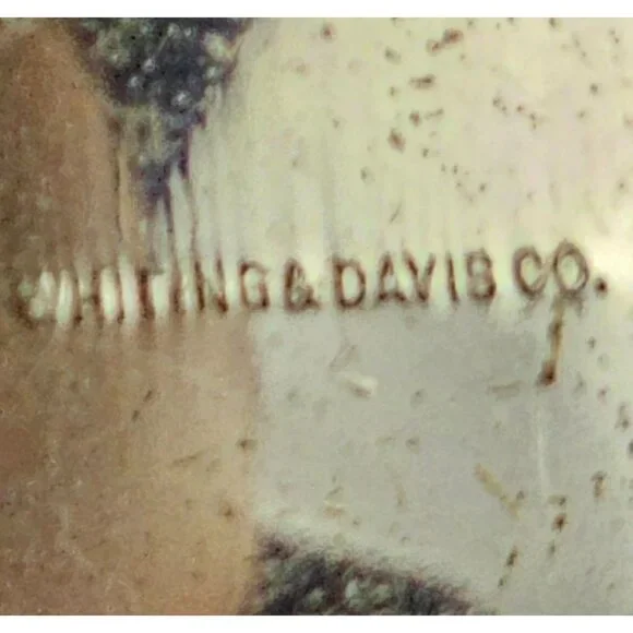 Vintage 70's Whiting and Davis Gold & Silvertone Floral Leaf Fall Cuff Bracelet - Picture 4 of 5